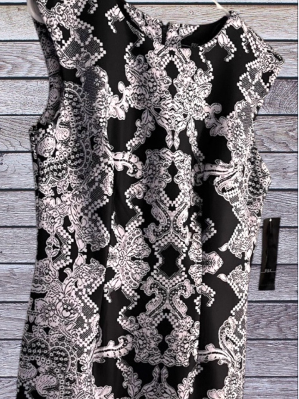 NEW R&K black & white dress size 8